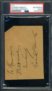 Ezzard Charles PSA DNA Signed Coa Album Page - Picture 1 of 1