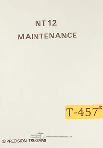 Tsugami NT12, Lathe Maintenance Manual Year (1984) - Picture 1 of 1