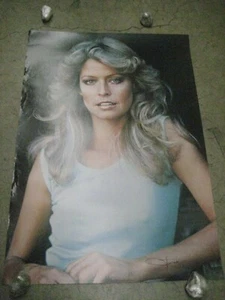 Super Farrah Faucet Vintage Poster 1977 Hot Sexy Schauspielerin C705 - Bild 1 von 5