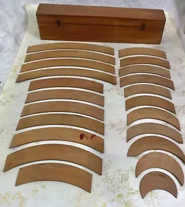 Antique Draughtsman's Railway Curves, English, Pearwood, Cartography, Drafting - Picture 1 of 15