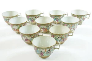 Zehn chinesische Porzellan Teetassen Anfang 20. Jahrhundert - Bild 1 von 5