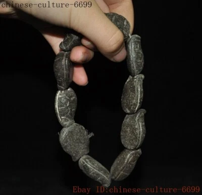 China Meteorito Hierro Exorcismo Longevidad Tortuga Tortuga Estatua Pulsera Foto 1 de 4