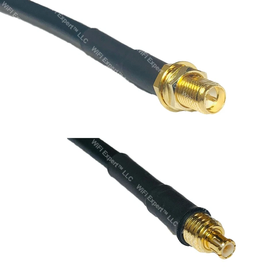 LMR200 RP-SMA FEMALE to MCX MALE Coax RF Cable USA-Ship Lot - Image 1 of 1