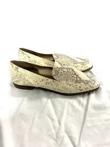 NEU Lucky Brand Canyen Loafer Schlangenleder hellbraun weiß neutral Damengröße 9 - Bild 1 von 6