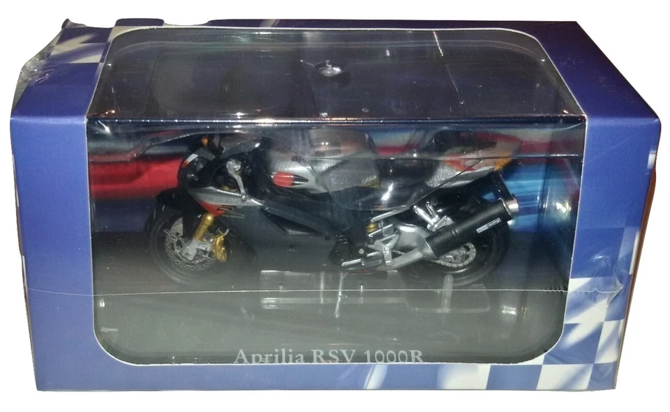 Superbikes Atlas 1/24 Aprilia RSV 1000R Diecast - Immagine 1 di 1