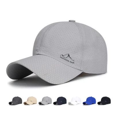 MARKENLOS Basecap Baseball Cap Mütze Verstellbare Kappe Schwarz Herren Damen Kappe Neue☑