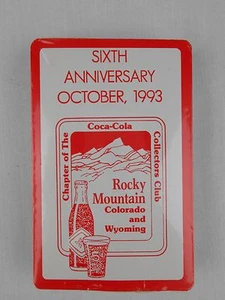 Rocky Mountain Coca-Cola Collectors Club 1993 cartas 1 de 165 mazo nuevo - Imagen 1 de 5