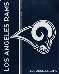 Northwest NFL Blanket Los Angeles Rams One Size Heavy Throw Team Colors - Picture 1 of 2