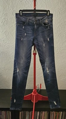 Flying Monkey Platinum Distressed Skinny Jeans Size 29 X 30 - Image 1 of 4