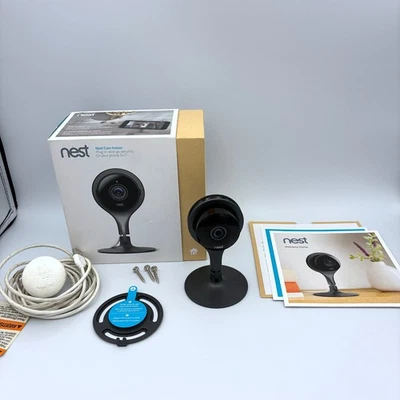 Google Nest Cam (NC1102ES) Indoor Security Camera Black - Image 1 of 4
