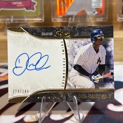 2016 Topps Tier One Didi Gregorius /249 On Card Auto #PP-DGR - Image 1 of 3