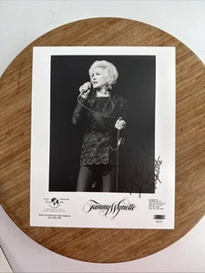 Tammy Wynette 8x10 Autografiado Real Firmado Prensa Publicidad Promo Foto Leyenda - Imagen 1 de 4