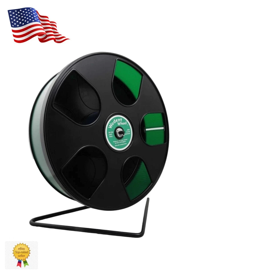 Wodent Wheel Senior & Tail Shield 11" Running for Small Pets Exercise Toys Pet