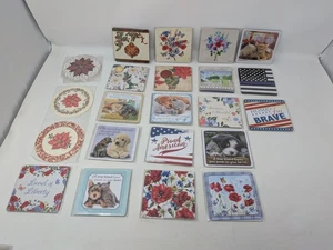 70+ Kartonuntersetzer verschiedene Designs (individuelle Designs abgebildet) - Bild 1 von 3