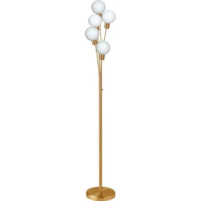 Dainolite Lighting 306F-AGB Transitional Floor Lamp Aged Brass - Image 1 of 4