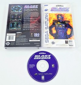 BLAST CHAMBER COMPLETE CIB Excellent Disc Reg Card 1996 Sega Saturn