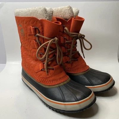 Botas de invierno Sorel 1964 Pac Graphic 15 para mujer talla 10 hoguera impermeables de goma Foto 1 de 4