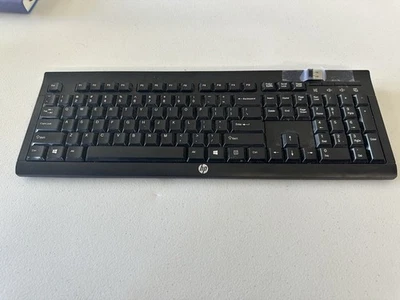 HP K2500 Wireless Keyboard with Dongle (E5E77AA) Preowned - Tested and Working - Image 1 of 4