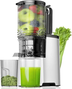 Cold Press Juicer, 5.8" Wide Feed Chute Juice Extractor Machine with 400W, High - Picture 1 of 12