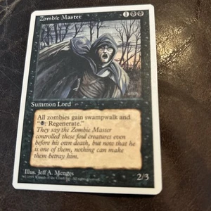 MTG Zombie Master Fourth Edition Regular Rare - Picture 1 of 2