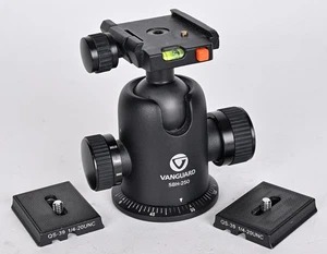 EX+++ Vanguard SBH-250 Tripod Ball Head with Two (2) QS-39 Quick Release Plates - Bild 1 von 8