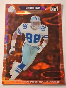 2024 Leaf Pro Set - Michael Irvin - 1/1 Pre Production Proof - Red Lava - Bild 1 von 2