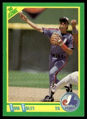 1990 Score Tom Foley Montreal Expos #32 - Image 1 of 2