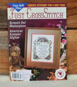 Just CrossStitch Magazine Jan Feb 1993 Vol 10 #5 Owl Certificate of Appreciation - Picture 1 of 13