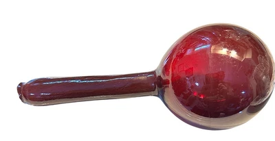 ANTIGUO CALCETÍN DE VIDRIO ROJO SELENIO STEUBEN DARNER WHIMSY HECHO EN NUEVA YORK Foto 1 de 4