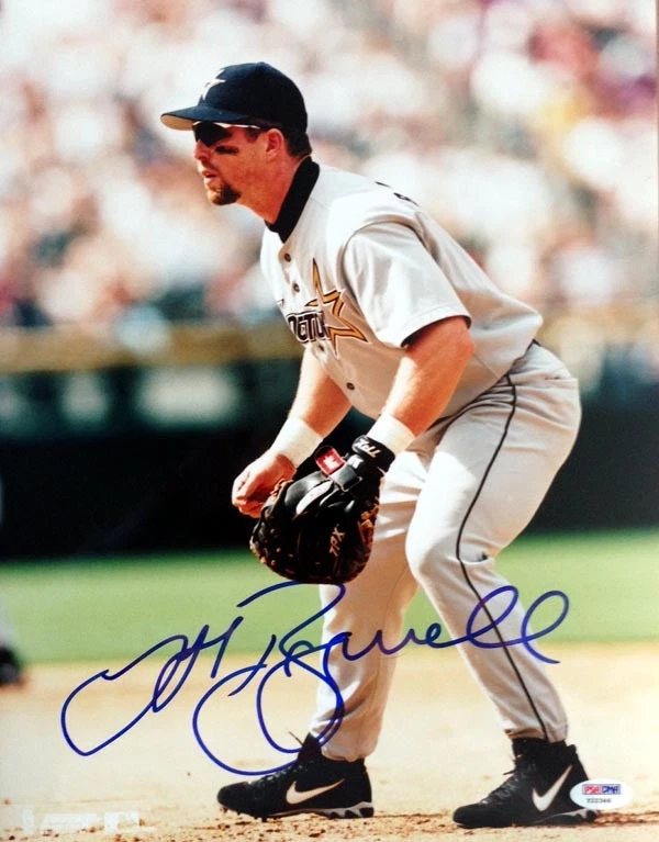 JEFF BAGWELL SIGNED AUTOGRAPHED 11x14 PHOTO HOUSTON ASTROS PSA/DNA - Image 1 of 3
