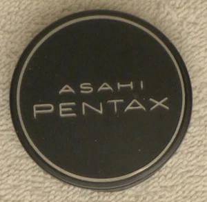 Pentax Asahi 49mm Push On Front Lens Cap METAL - Genuine Original - Picture 1 of 5