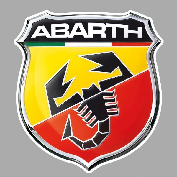ABARTH Sticker vinyle laminé ( optical illusion )