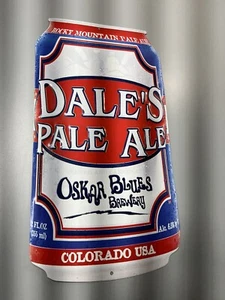 Oscar Blues Brewery DALE'S PALE ALE 17"X8.75" Metal Beer Sign Tin Tacker - Picture 1 of 6