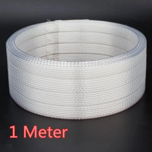 Audiophile HiFi Speaker Cable Flat Silver Plated 4N OFC Copper PTFE Audio Cord - Picture 1 of 10