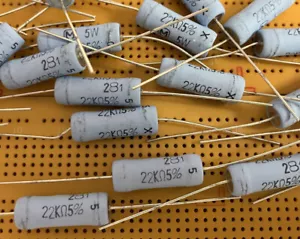 22kΩ 22k Ohm 5W 5% Metal Oxide Film Resistor Panasonic ERG Series Multi Qty - Picture 1 of 1