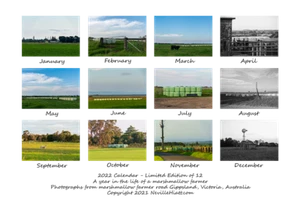 A year in the life of a marshmallow farmer 2022 16"x20" Prints by Neville Hiatt - Picture 1 of 25