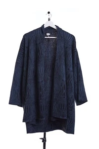 Cárdigan abierto kimono Peruvian Connection | M/L algodón seda bebé alpaca - Imagen 1 de 10