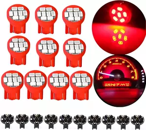 10Pack T10 194 168 LED Light Bulb 158 161 2825 Instrument Panel Gauge Cluster Da - Picture 1 of 12