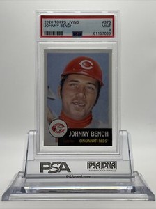 2020 Topps Living Set Johnny Bench Baseball Card #373 PSA 9 Mint
