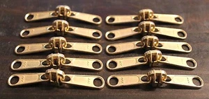 YKK Double Pull Metal Slider Size #5 Sliders zipper pulls lot of 10 - Picture 1 of 5