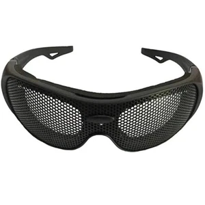 Steel Mesh Anti-Fog Safety Goggles Shock Resistant Outdoor CS Matte Goggles - Picture 1 of 8