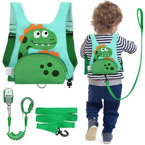 Kinderleine AntiVerlustRucksack Mit 1.2M 360° Drehbarem Sicherheitsgurt 3In1 Nie - Bild 1 von 12