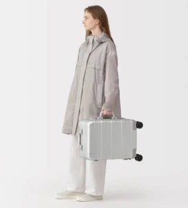 Muji Aluminum Hard Carry Case 34 L Silver 4.6kg - Picture 1 of 19