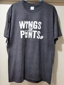 DOS EQUIS Shirt Wings & Pints Frank's Red Hot Football T-shirt - Size XL - Picture 1 of 4
