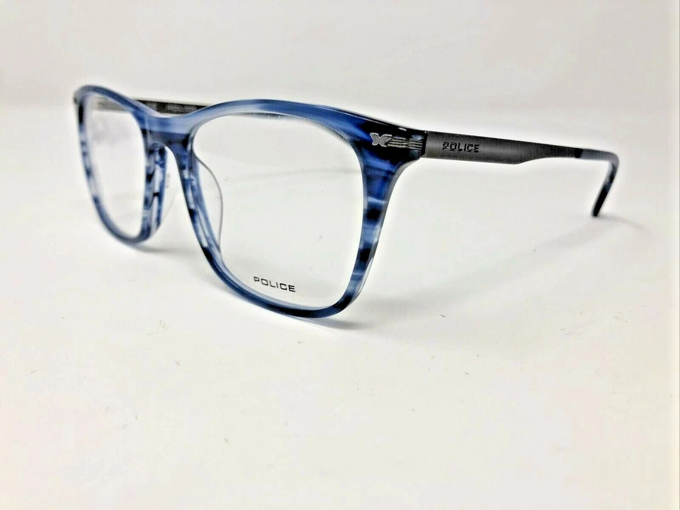 Monturas para gafas POLICÍA SKILL UP 1 VPL053 0M00 52-18-145 Gunmetal/Azul/624 Foto 1 de 4