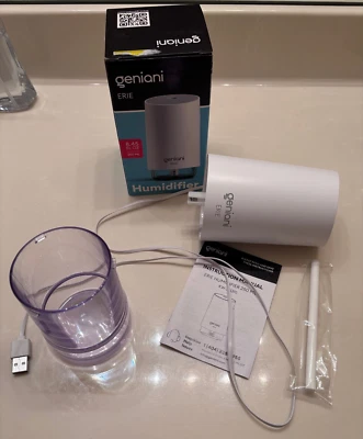 Geniani Erie 8.45 oz Humidifier Parts Only Not Working USB Plug Water Tank Filte - Image 1 of 4