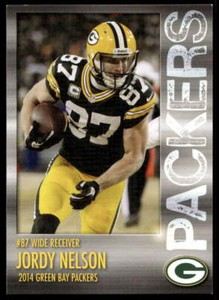 2014 Green Bay Packers Police 4 Jordy Nelson Football Card