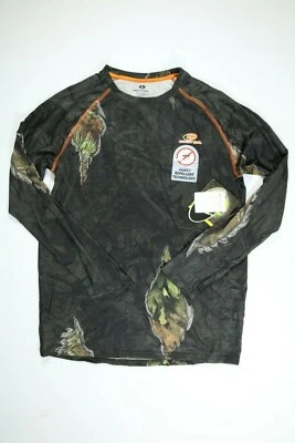 Mens Mossy Oak Eclipse Camo Long Sleeve Insect Repellent Shirt NEW! NWT - Image 1 of 3
