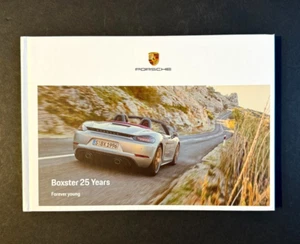 2021 2022 Porsche Boxster 25 Years Hardcover Brochure 718 Anniversary Catalog - Picture 1 of 1