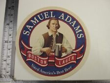Vintage Samuel Adams Boston Lager  Voted America's Best Coaster Beer Mat   BIS